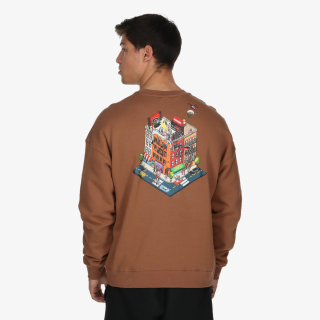 BLOCK PARTY CREWNECK BROWN 