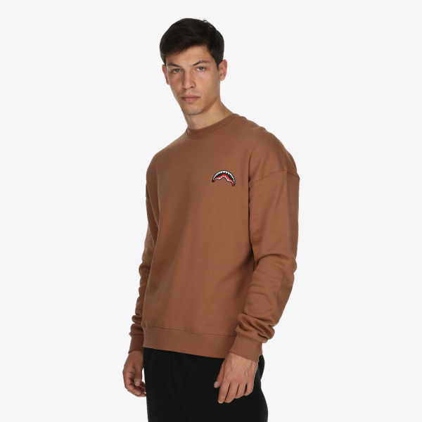 BLOCK PARTY CREWNECK BROWN 