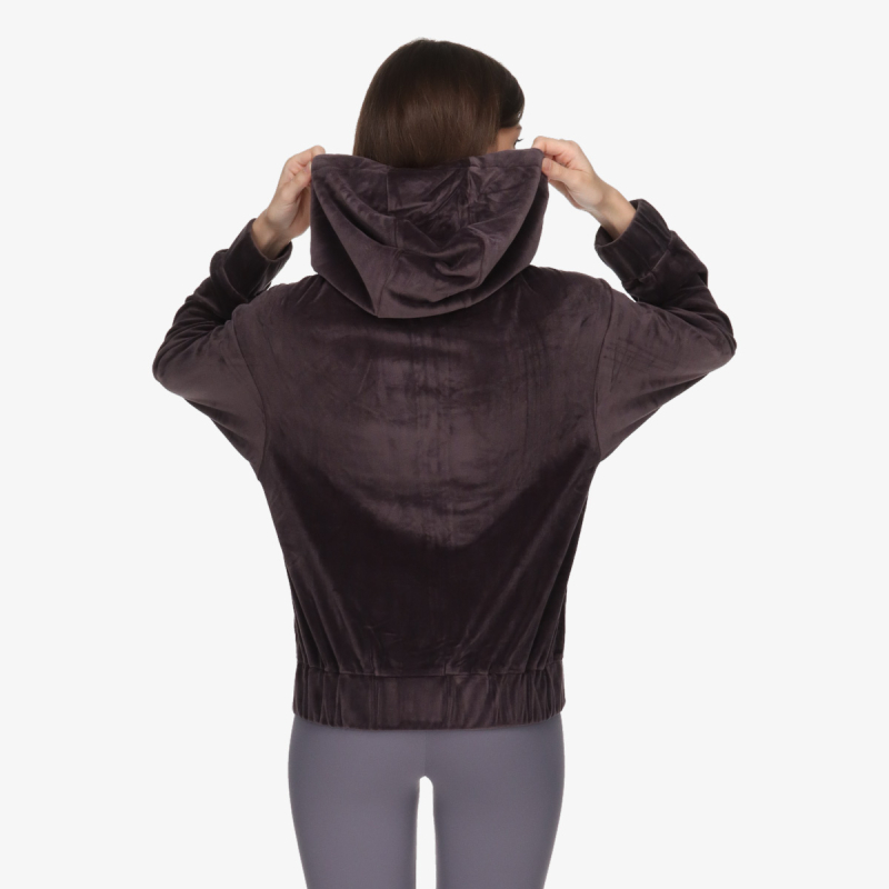 VELOUR FZ HOODY 