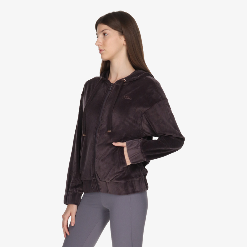 VELOUR FZ HOODY 