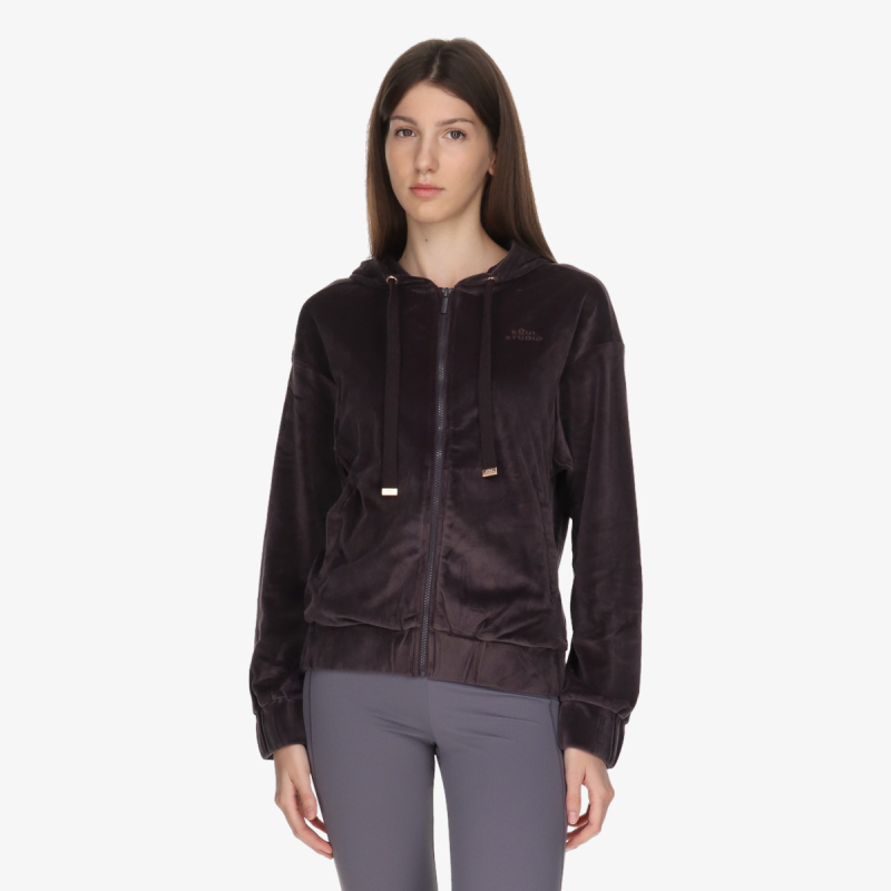 VELOUR FZ HOODY 