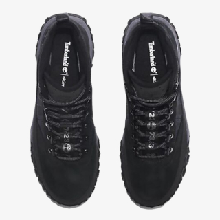 GREENSTRIDE MOTION 6 MID LACE UP WATERPROOF HIKING BOOT JET BLACK 