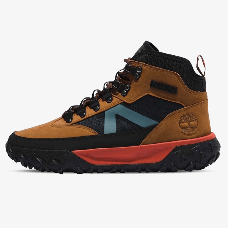GREENSTRIDE MOTION 6 MID LACE UP WATERPROOF HIKING BOOT SADDLE 
