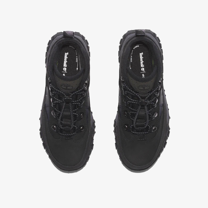 GREENSTRIDE MOTION 6 MID LACE UP WATERPROOF HIKING BOOT JET BLACK 