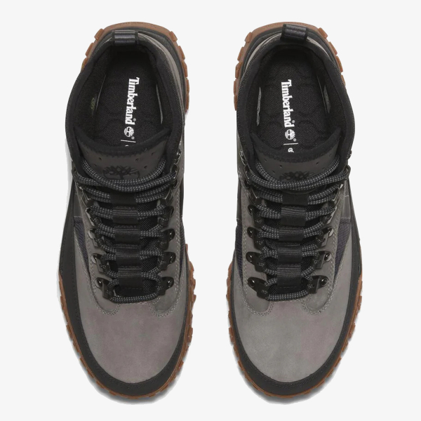 GREENSTRIDE MOTION 6 MID LACE UP WATERPROOF HIKING BOOT MEDIUM GREY NUBUCK 
