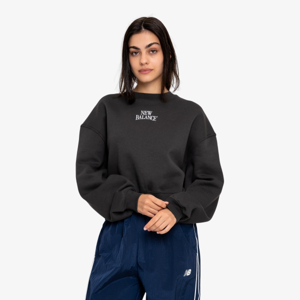 New Balance LINEAR HERITAGE FLEECE CREW 