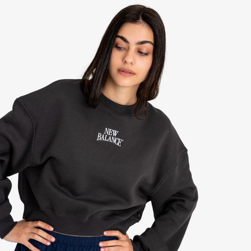 New Balance LINEAR HERITAGE FLEECE CREW 