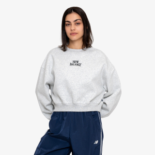New Balance LINEAR HERITAGE FLEECE CREW 
