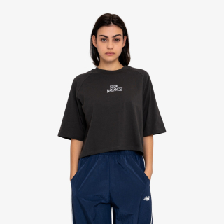 New Balance LINEAR HERITAGE RAGLAN T-SHIRT 