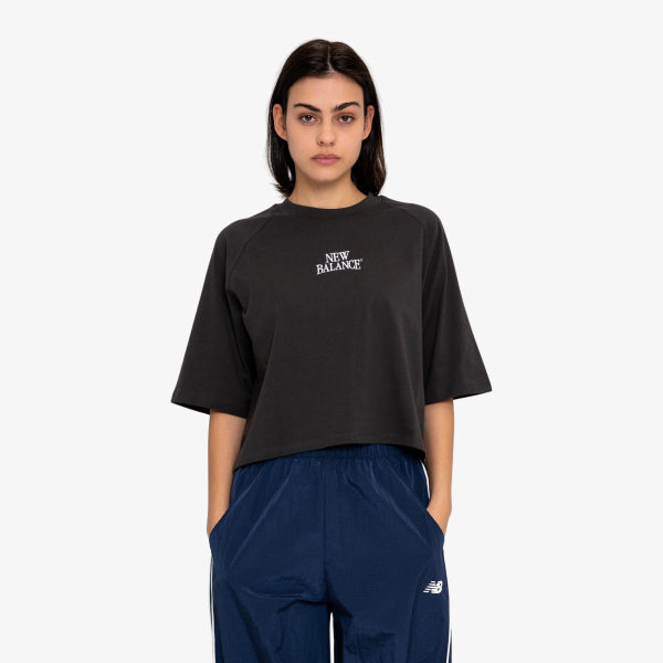 New Balance LINEAR HERITAGE RAGLAN T-SHIRT 