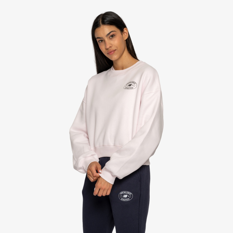 New Balance REIMAGINED FLEECE CREW 