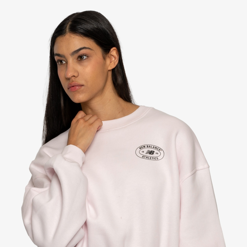 New Balance REIMAGINED FLEECE CREW 
