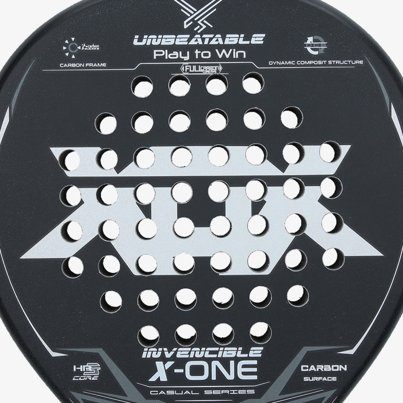 XOX XOX PADEL RACKET X-ONE BLACK/SILVER 