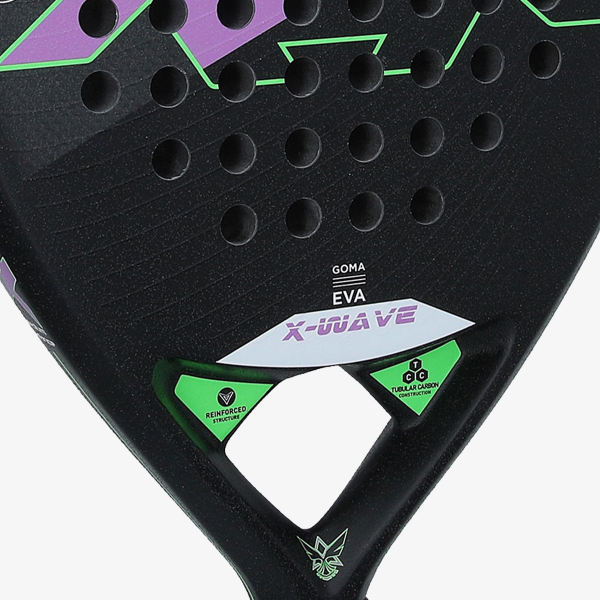 XOX XOX PADEL RACKET X-WAVE BLACK/VIOLET/GRE 