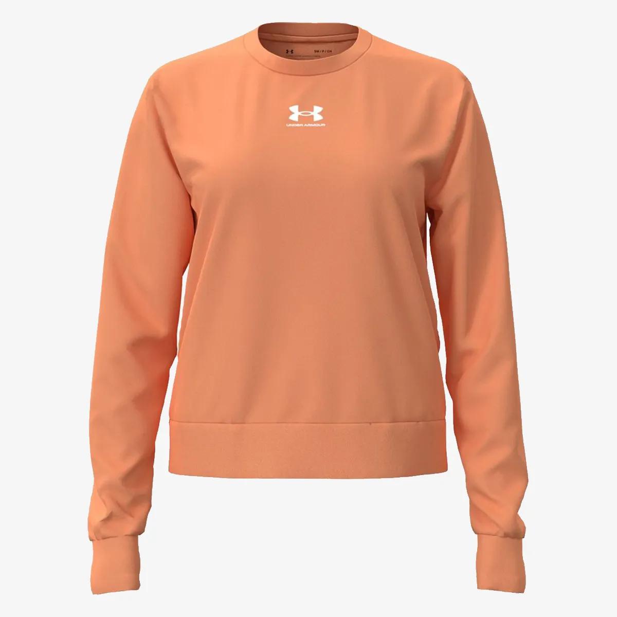 UNDER ARMOUR RIVAL TERRY CREW-ORG 