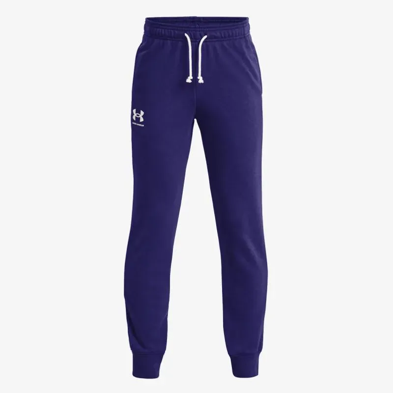 UNDER ARMOUR UA RIVAL TERRY JOGGER-BLU 
