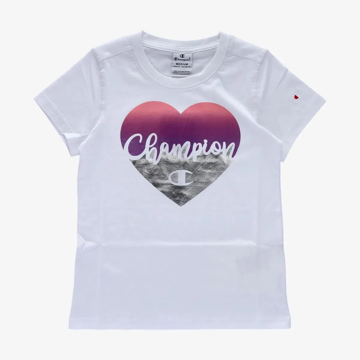 Champion Girls Heart T-Shirt 