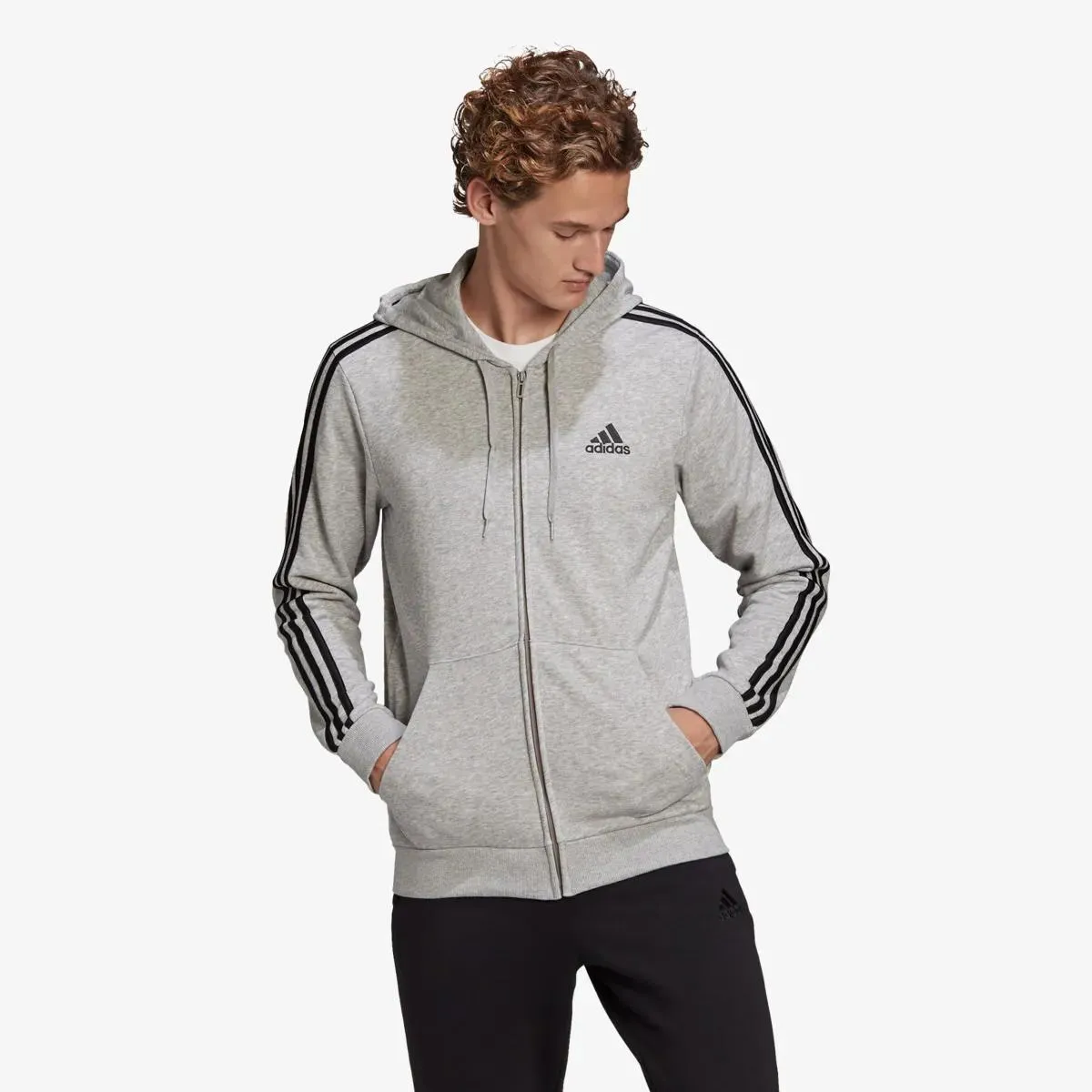 ESSENTIALS FRENCH TERRY FULL ZIP 