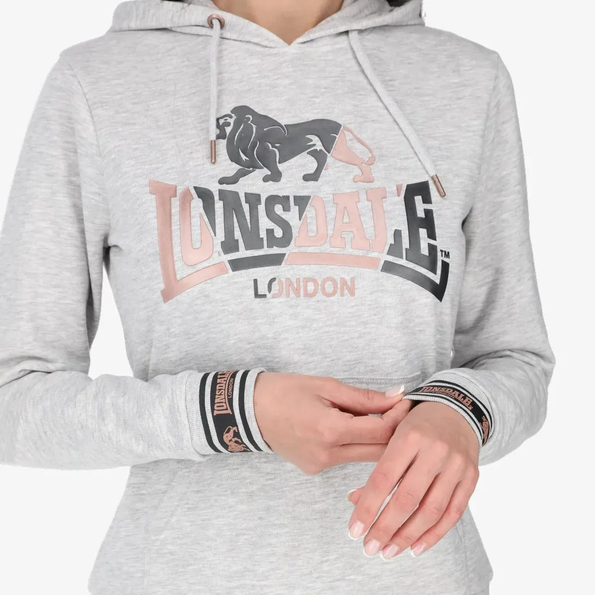Lonsdale Rose Gold Hoody 