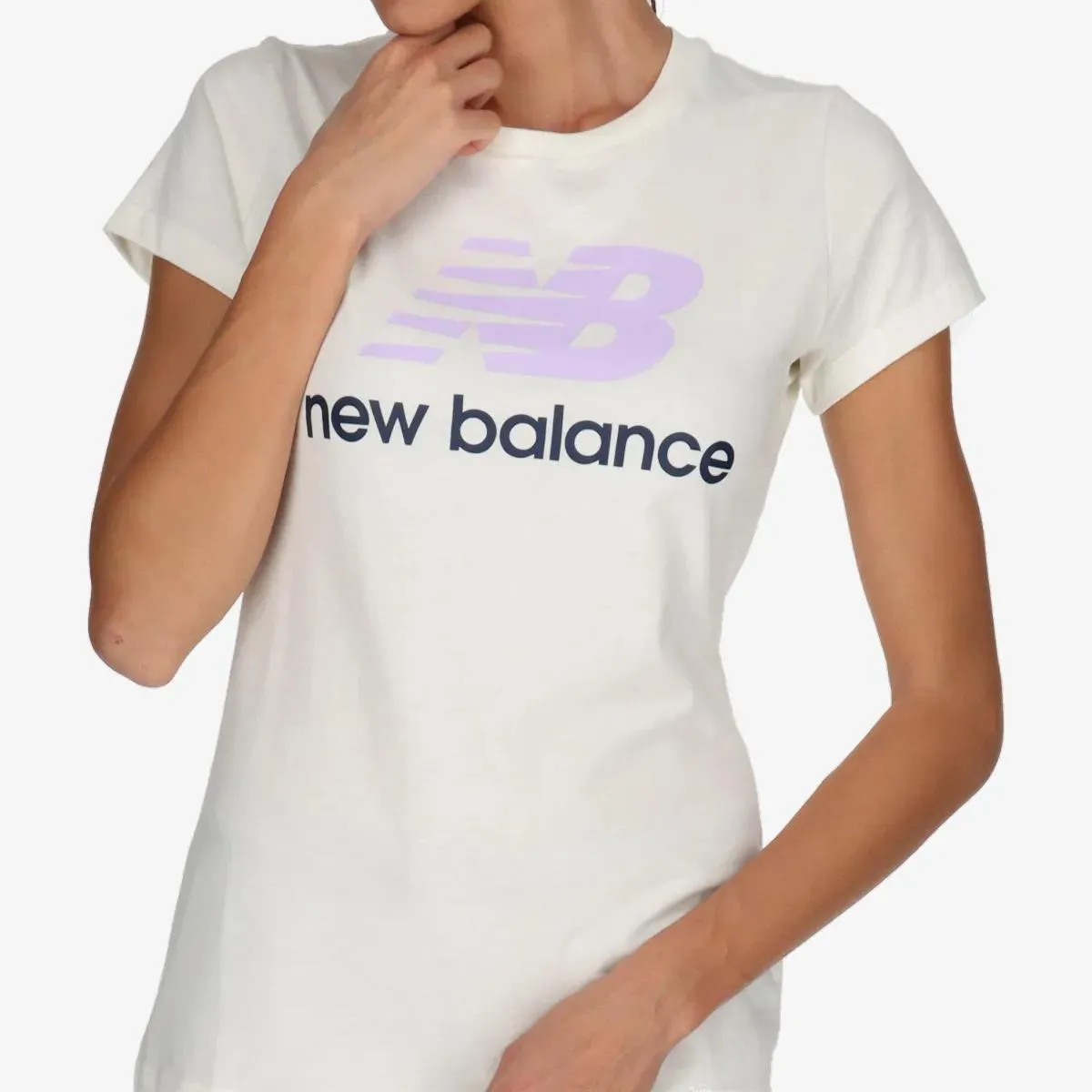 New Balance Essentuals Stacked Logo 