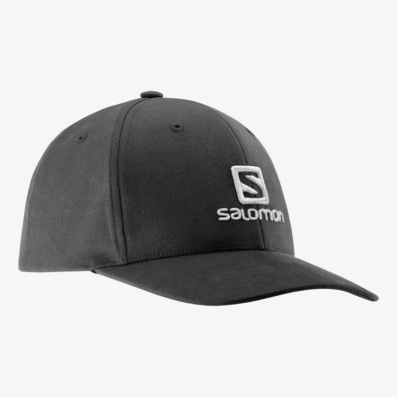 SALOMON C16558 KACKET CAP SALOMON LOGO CAP BLACK/WHITE 